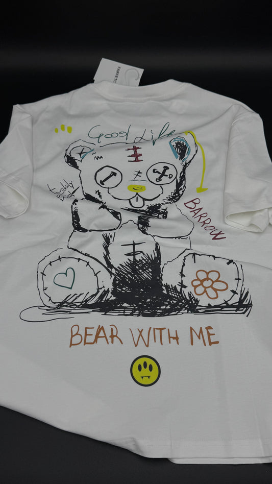 Playera Barrow Bear White G5. Talla S