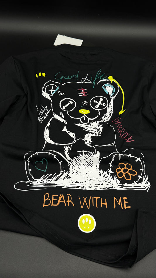 Playera Barrow Bear Black G5. Talla S