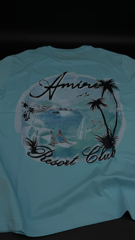 Playera Amiri Beach Azul 1.1 Talla S