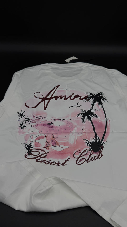 Playera Amiri Beach White 1.1 Talla M