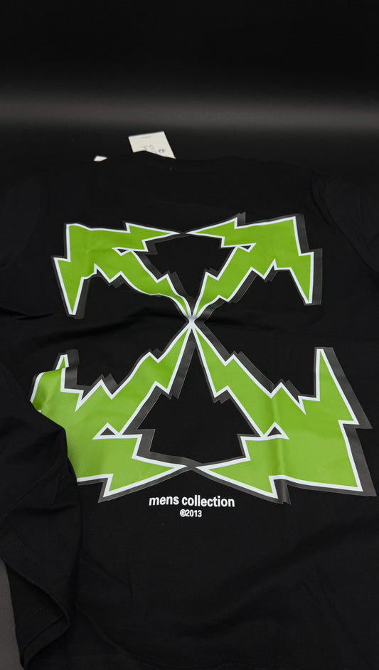 Playera Off White Rayos Black 1.1 Talla G