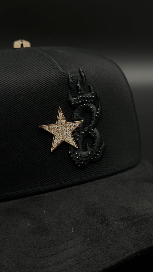 Gorra Barbas Hats B Star Oro Rosa