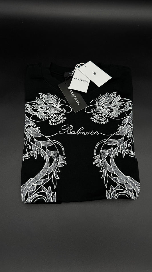 Playera Balmain Bordada G5. Talla M
