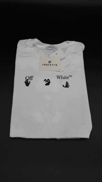Playera Off White Rayos White 1.1 Talla M