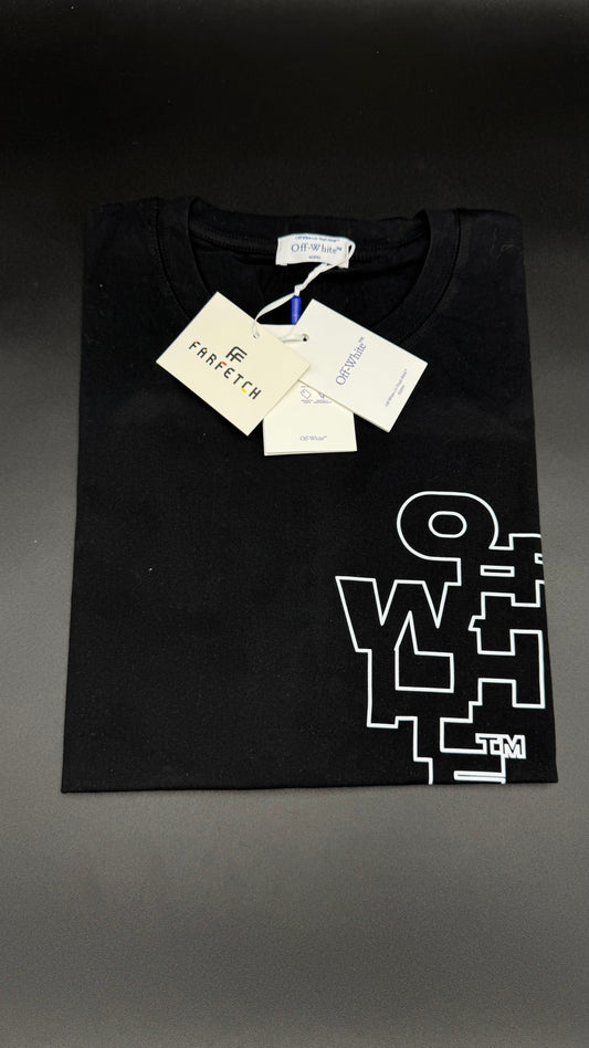 Playera Off White Black 1.1 Talla XL
