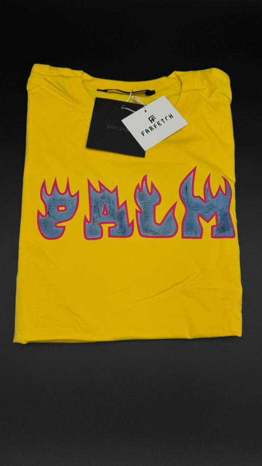 Playera Palm Angels Yellow 1.1 Talla XL